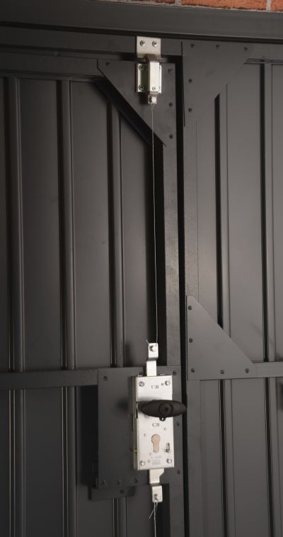 Doorking Vertical Side Hinged Garage Door